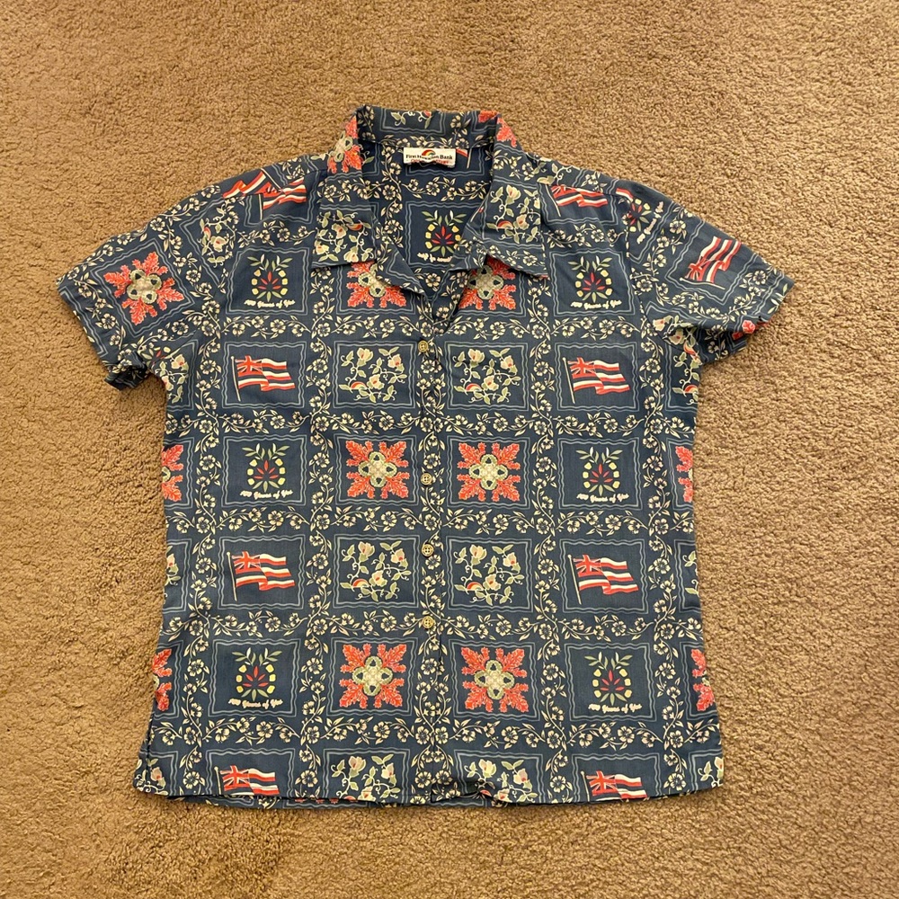Rare Reyn Spooner Women’s Aloha Shirt Size L